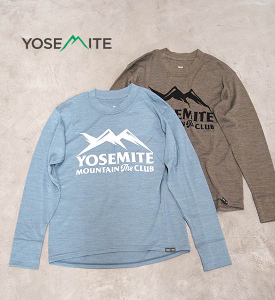【BRING×Yosemite】unisex BRING×Yosemite Yosemite Mountain The Club Long Sleeve Tee "2Color" ※ネコポス可