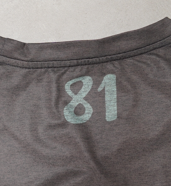 【milestone】マイルストーン unisex milestone×stamp run&co collaboration T-shirts "2Color" ※ネコポス可