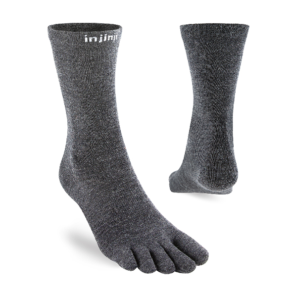 【injinji】インジンジ Liner Crew Wool "スレート" ※ネコポス可
