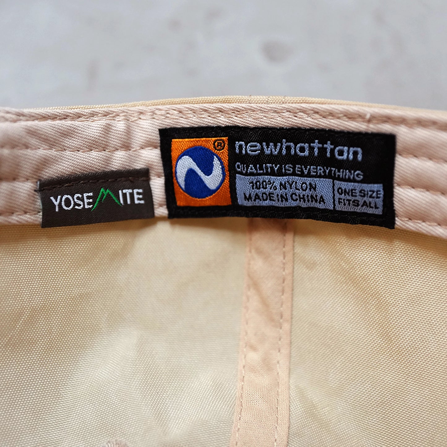 【Yosemite】ヨセミテ Yosemite Bum Cap 〈Hikingbum = 山歩狂〉 ”Putty”