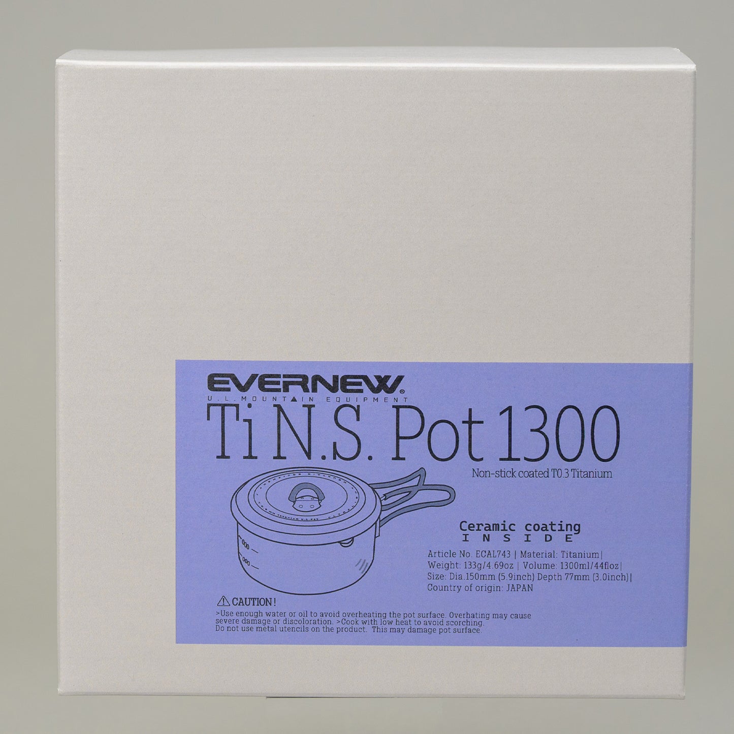 【EVERNEW】エバニュー Ti N.S. Pot 1300