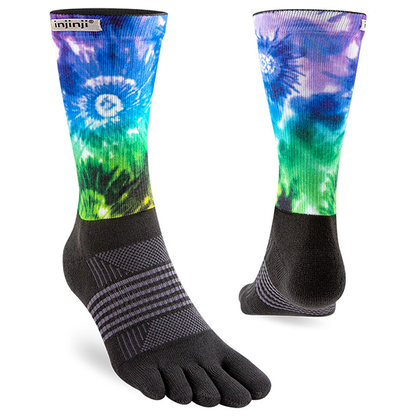 【injinji】インジンジ women's Spectrum Trail Midweight Crew Courtney 限定モデル "Hard Rock" ※ネコポス可