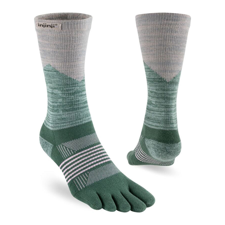 【injinji】インジンジ women's Trail Midweight Crew "4Color" ※ネコポス可