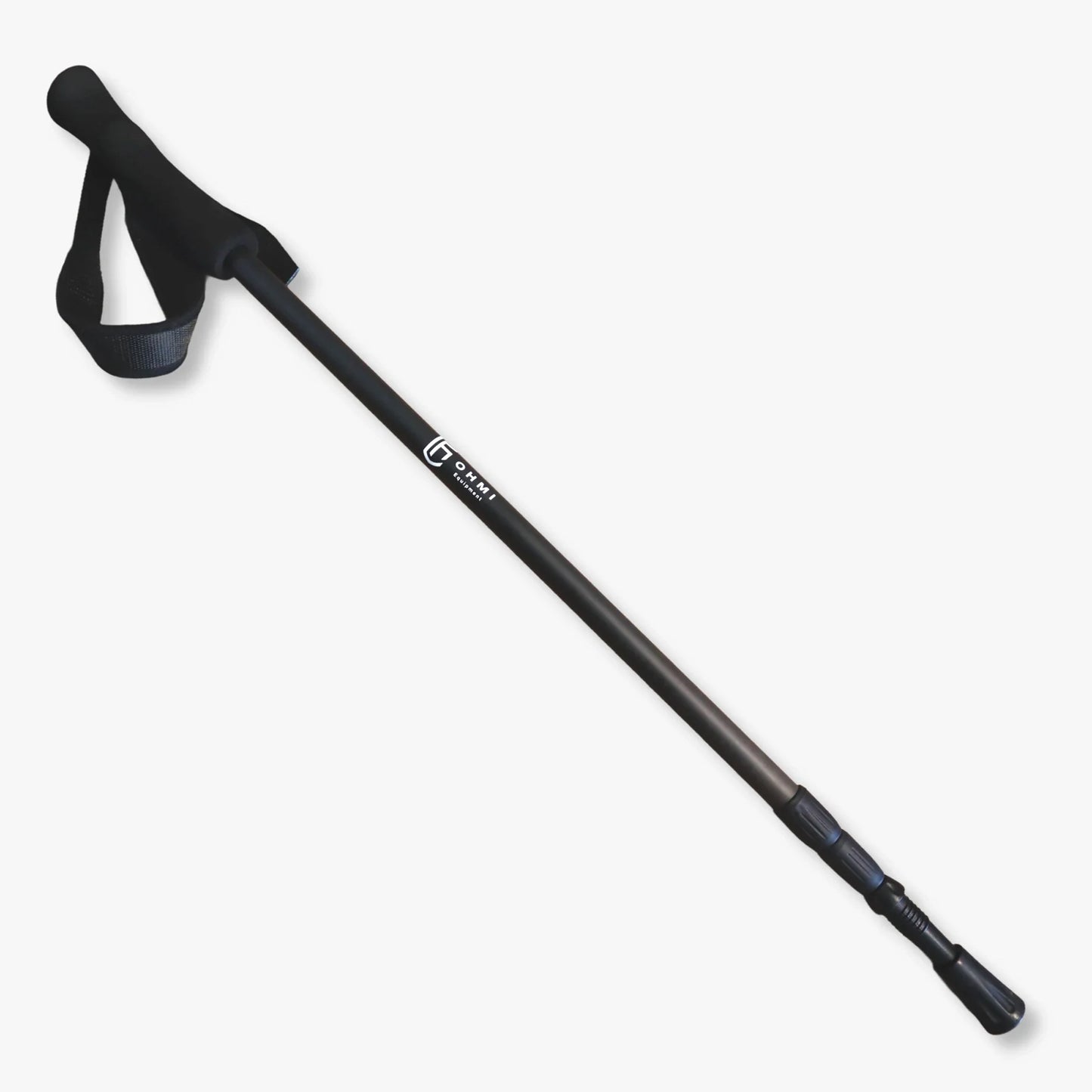 【OHMI Equipment】オウミエクイップメント Carbon Fiber Trekking Pole "Black"