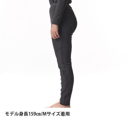 【finetrack】 ファイントラック women's ドラウトサーモタイツ "カーボン"