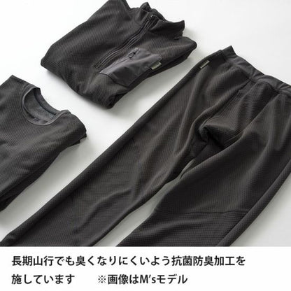 【finetrack】 ファイントラック women's ドラウトサーモタイツ "カーボン"