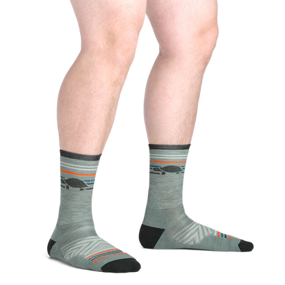 【DARN TOUGH VERMONT】 ダーンタフバーモント Pacer Micro Crew Ultra-Lightweight Running Socks "Seafoam" ※ネコポス可