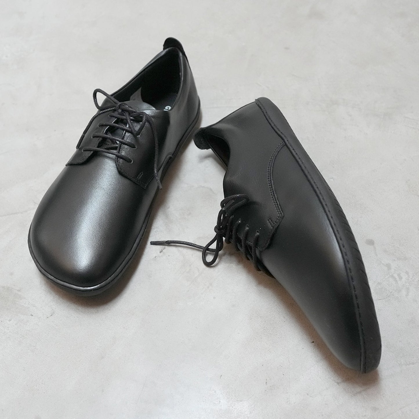 【GROUNDIES】 グラウンディーズ men's Palermo Barefoot+ "Black"