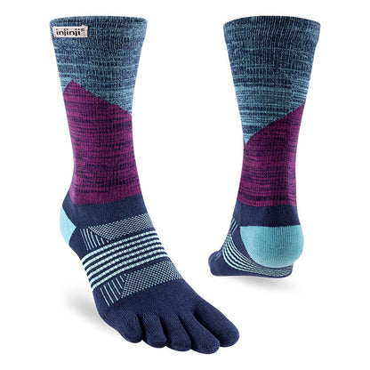 【injinji】インジンジ women's Trail Midweight Crew "4Color" ※ネコポス可
