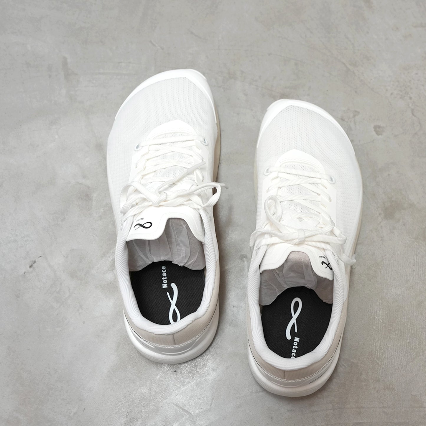 【Notace】ノータス men's michi 1 "White×Ivory"