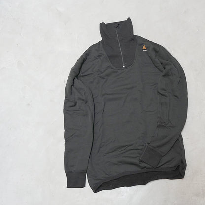 【ACLIMA】アクリマ men's Hotwool Polo Zip "Jet Black"