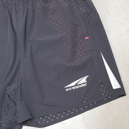 【and wander】アンドワンダー Altra × and wander ventilation short pants "2Color"