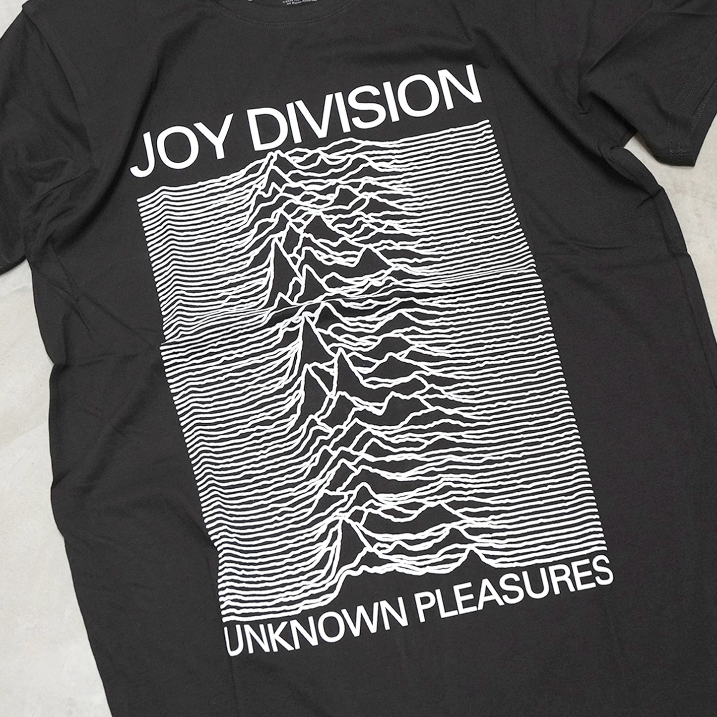 【MUSIC TEE】 JOY DIVISION 'UNKNOWN PLEASURE' "Black"※ネコポス可