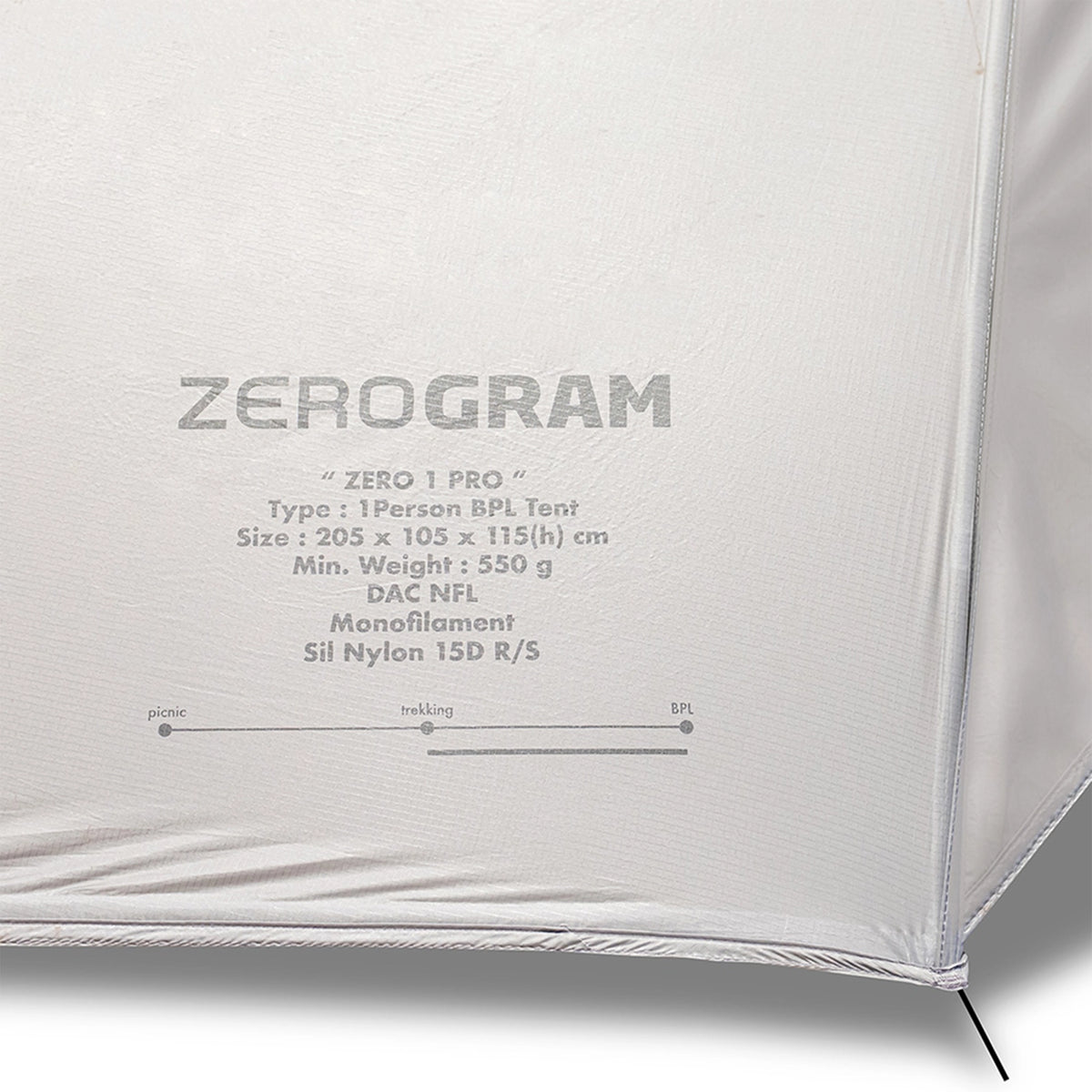 【ZEROGRAM】ゼログラム ZERO1 Pro "Stone Gray"