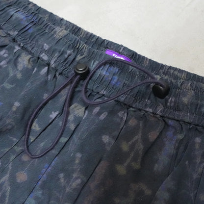 【THE NORTH FACE Purple Label】ノースフェイスパープルレーベル women's Flower Printed Field Tiered Skirt "Dark Navy"