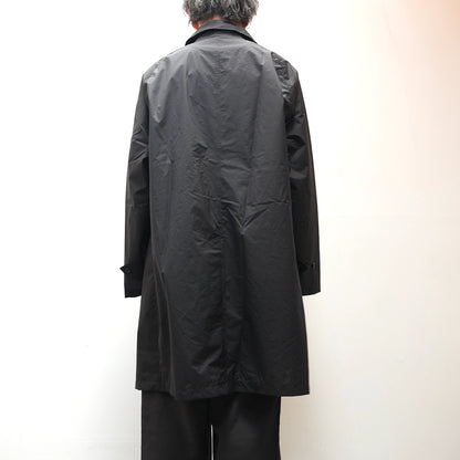 【nanamica】ナナミカ men's Packable Balmacaan Coat "Black"