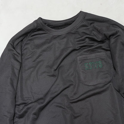 【South2 West8】サウスツーウエストエイト men's Reversible L/S Crew Neck Shirt - Poly Tricot "2Color"