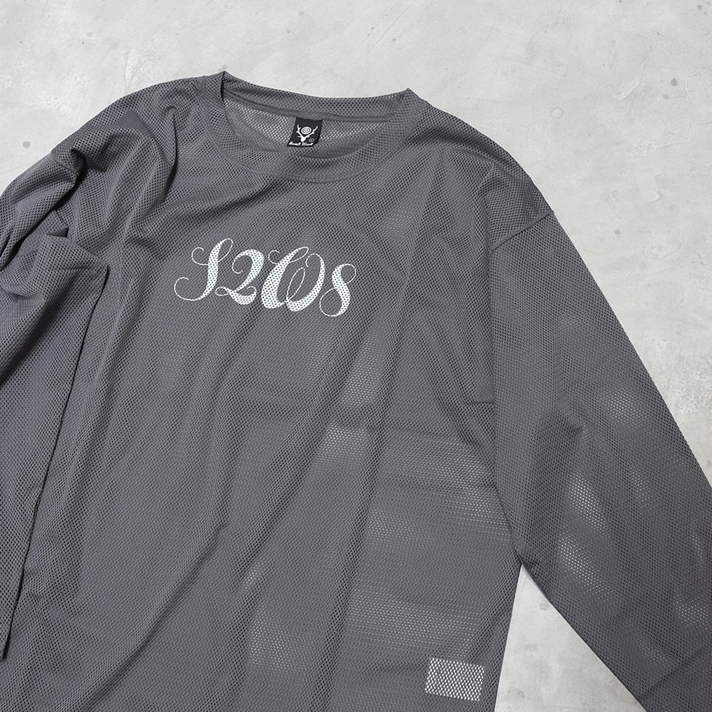 【South2 West8】サウスツーウエストエイト men's  L/S Crew Neck Shirt - Knit Mesh/S2W8 "3Color" ※ネコポス可