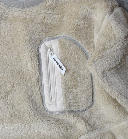【and wander】アンドワンダー men's high loft fleece pullover ”2Color”