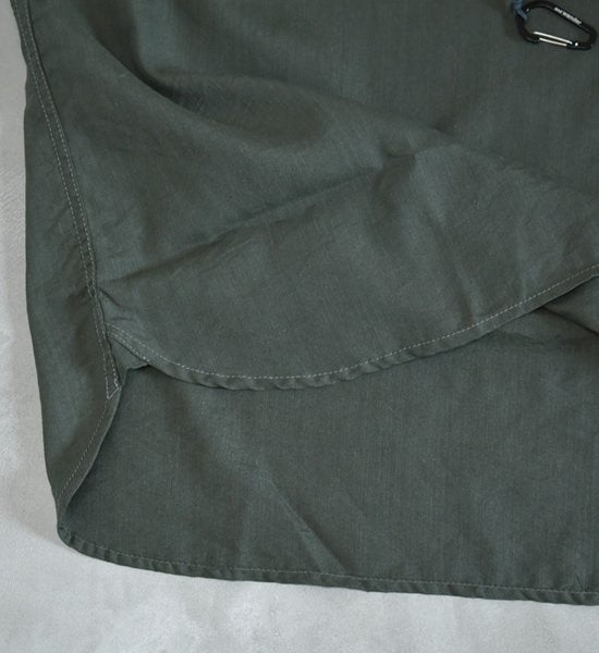 【and wander】アンドワンダー men's dry linen short sleeve shirt "2Color"