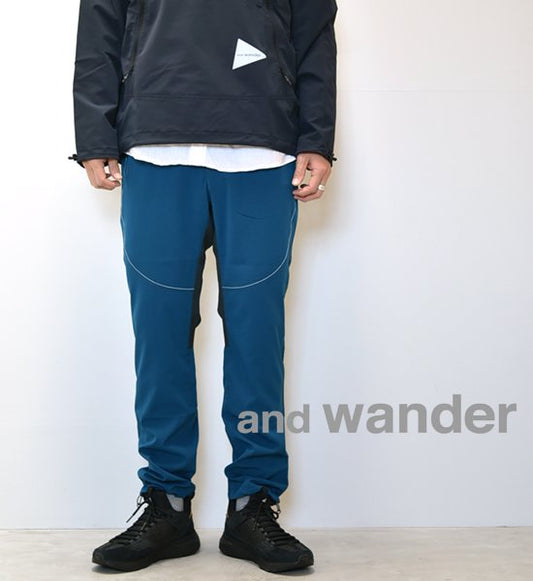 【and wander】アンドワンダー men's tech pants "2Color"