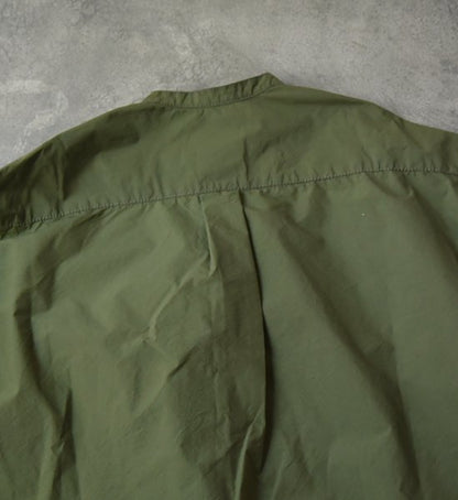 【and wander】アンドワンダー men's CORDURA typewriter long shirt "2Color"