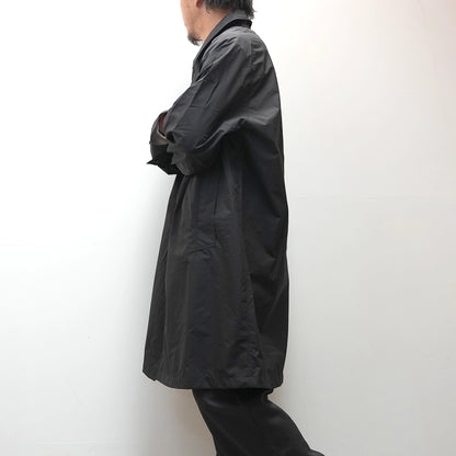 【nanamica】ナナミカ men's Packable Balmacaan Coat "Black"
