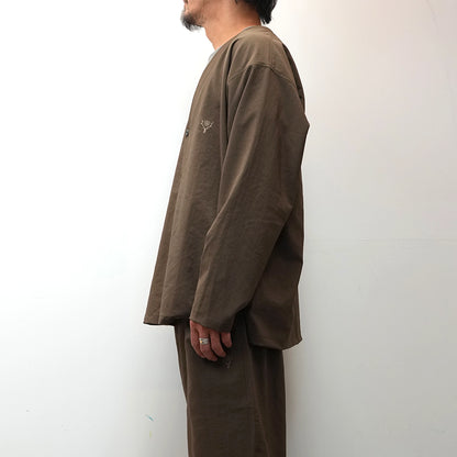 【South2 West8】サウスツーウエストエイト men's  V-Neck Cardigan - Poly Oxford "2Color"
