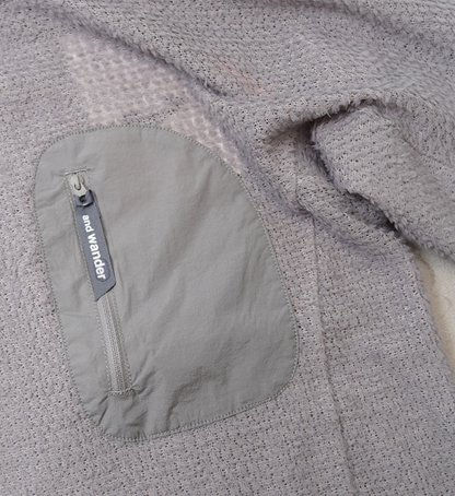 【and wander】アンドワンダー men's alpha direct hoodie 2 "2Color"