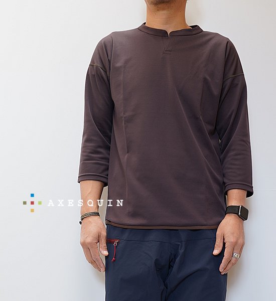 【凌 しのぎ】AXESQUIN unisex ハチジュウハチヤ 七分袖 "3Color"