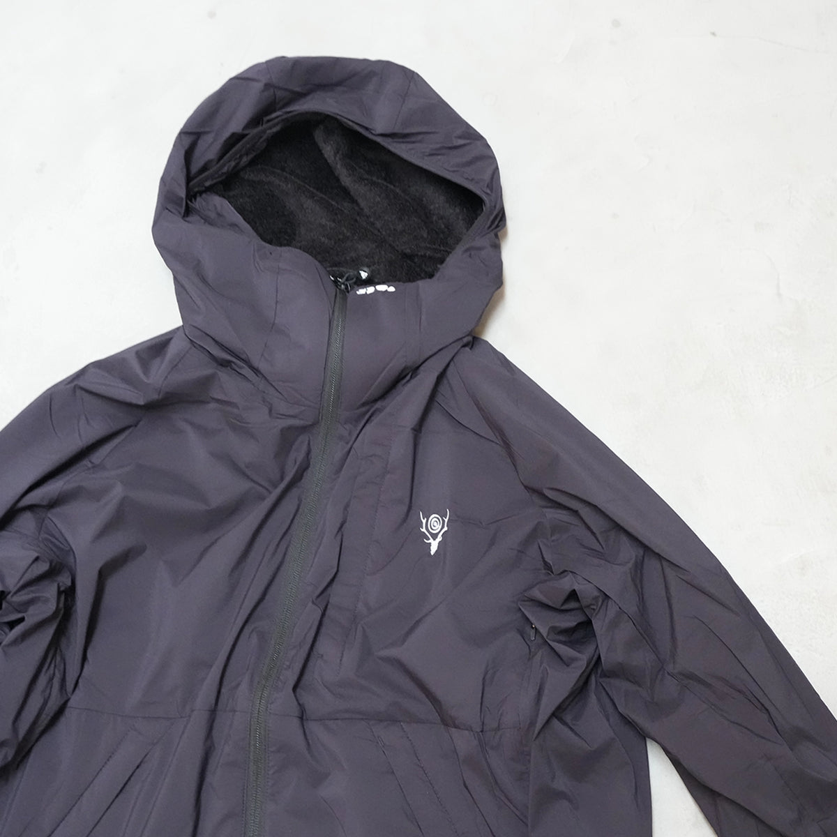 【South2 West8】サウスツーウエストエイト 〈SOUTH2 WEST8〉x〈FOXFIRE〉Mid Layer Insulation Parka "Black"