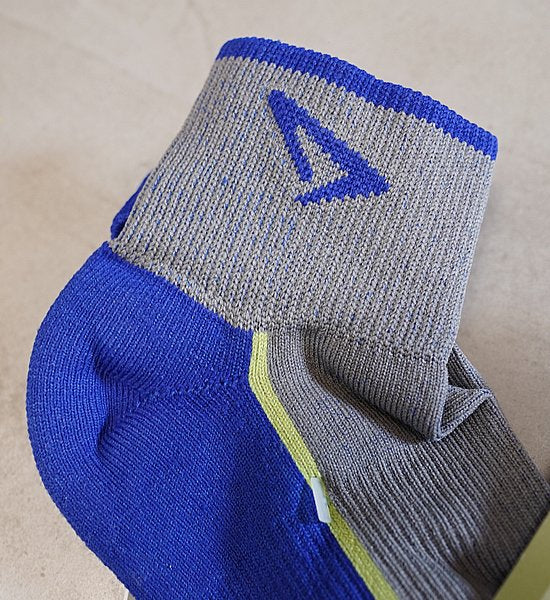 【drymax】ドライマックス Lite Trail Running (1/4 Crew) "Royale×Anth×Lime-Speed Goat-" ※ネコポス可