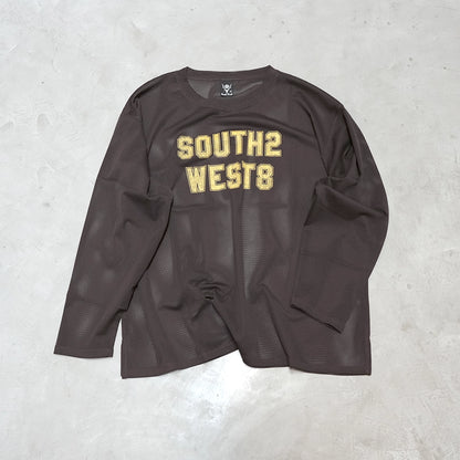 【South2 West8】サウスツーウエストエイト men's  L/S Crew Neck Shirt - Knit Mesh/S2W8 "3Color" ※ネコポス可