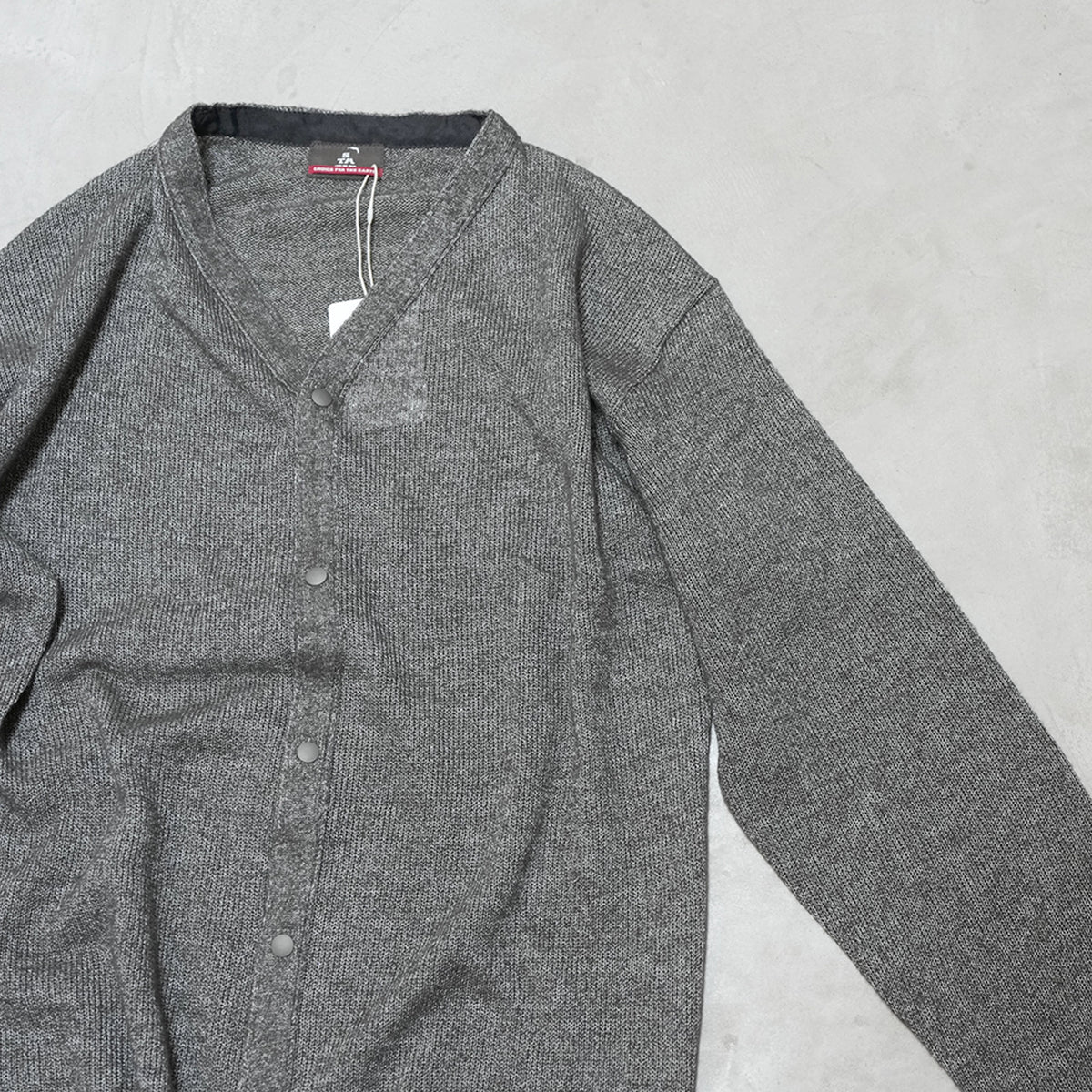 【STATIC】スタティック unisex Roar Cardigan "Off Black"