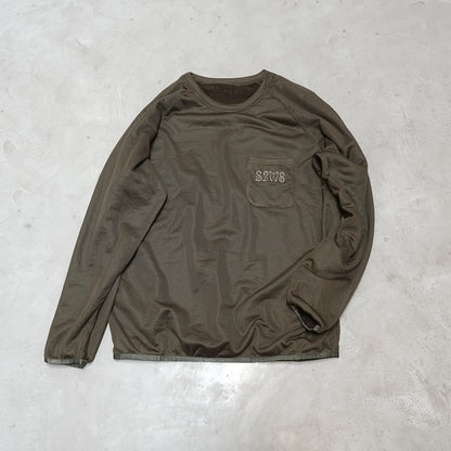 【South2 West8】サウスツーウエストエイト men's Reversible L/S Crew Neck Shirt - Poly Tricot "2Color"