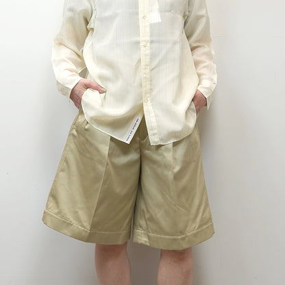 【nanamica】ナナミカ women's Double Pleated Chino Shorts "Khaki"
