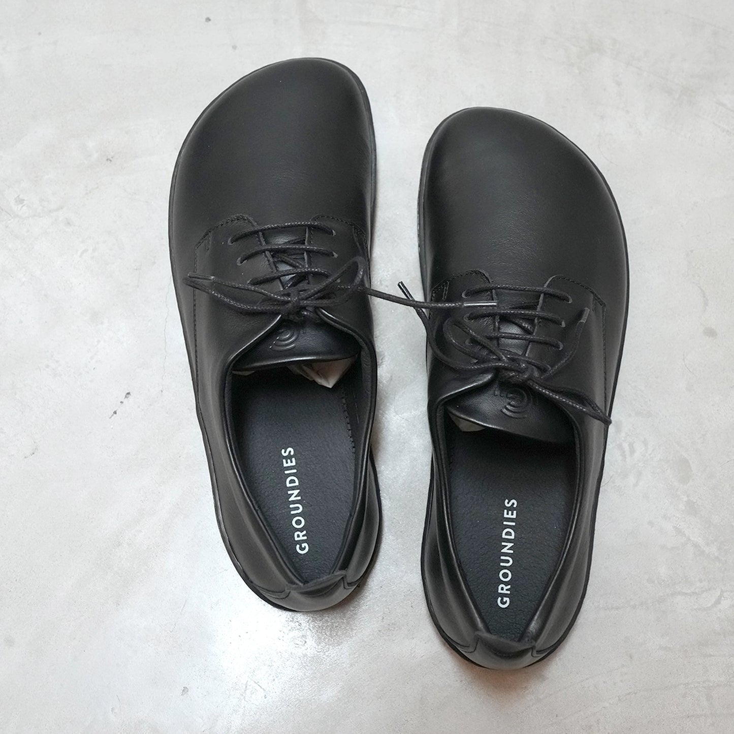 【GROUNDIES】 グラウンディーズ men's Palermo Barefoot+ "Black"