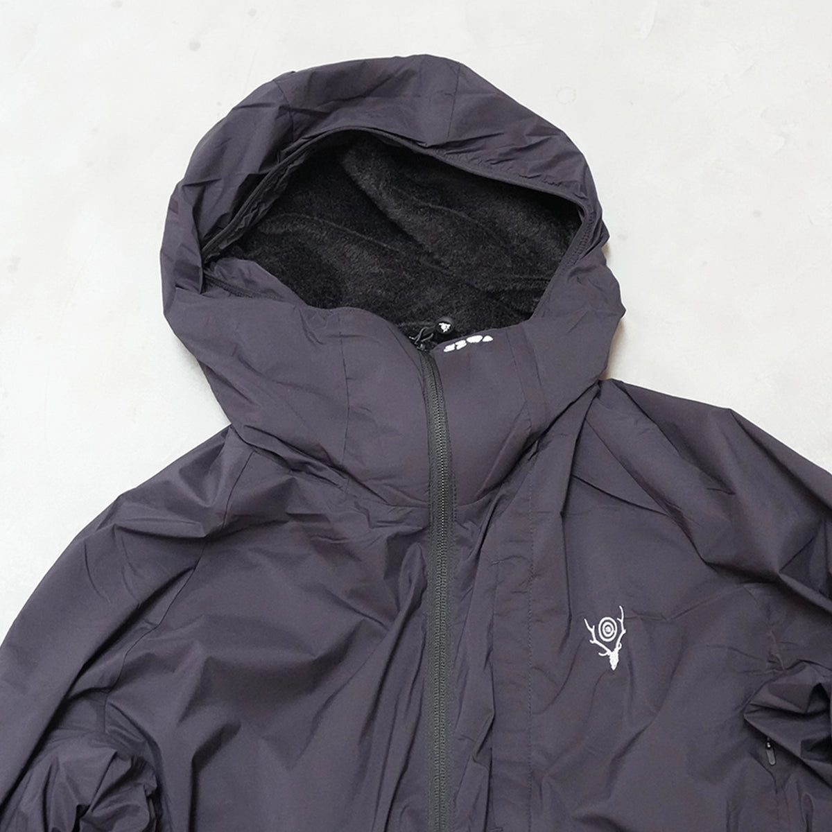 【South2 West8】サウスツーウエストエイト 〈SOUTH2 WEST8〉x〈FOXFIRE〉Mid Layer Insulation Parka "Black"