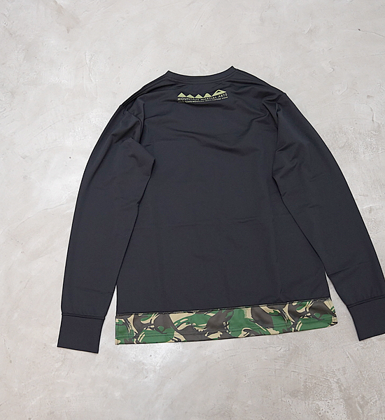【Mountain Martial Arts】マウンテンマーシャルアーツ unisex MMA Panel Long Sleeve Pocket Tee “Black_British Camo” ※ネコポス可
