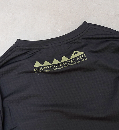 【Mountain Martial Arts】マウンテンマーシャルアーツ unisex MMA Panel Long Sleeve Pocket Tee “Black_British Camo” ※ネコポス可