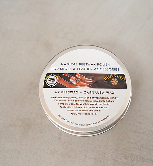 【BEE KIND】 ビーカインド Natural Beeswax Polish For Shoes&Leather Accessoroes-革の防水&保護天然蜜蝋ワックス