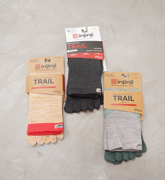 【injinji】インジンジ women's Trail Midweight Crew "4Color" ※ネコポス可