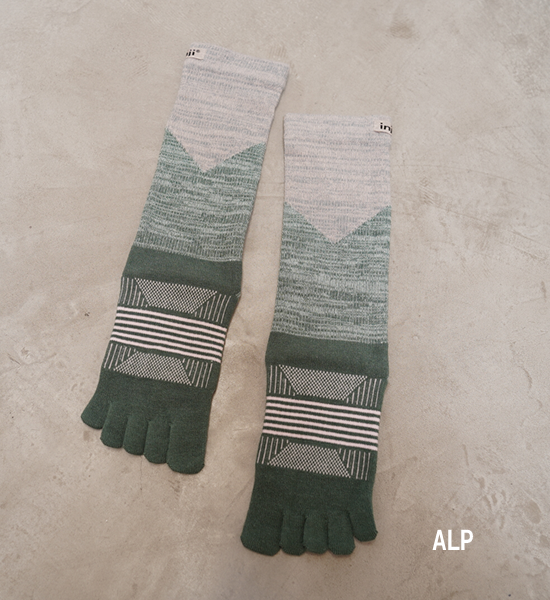 【injinji】インジンジ women's Trail Midweight Crew "4Color" ※ネコポス可
