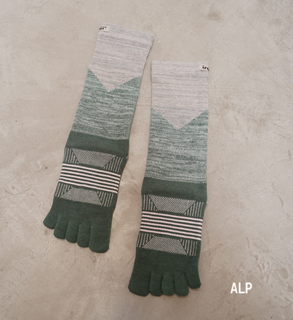 【injinji】インジンジ women's Trail Midweight Crew "4Color" ※ネコポス可