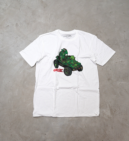 【BAND TEE】Gorillaz Green Jeep "White" ※ネコポス可