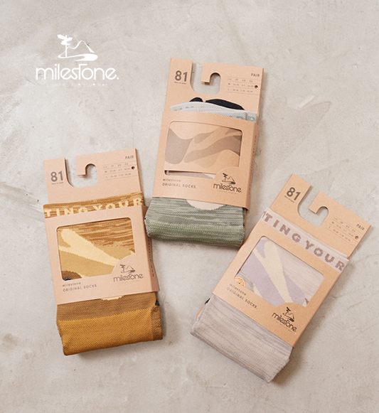 【milestone】マイルストーン Original Socks "4Color" ※ネコポス可