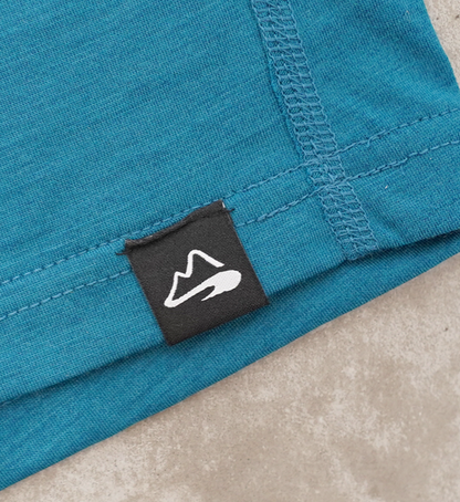 【milestone】マイルストーン unisex Daybreak Merino T-Shirt "Cobalt Blue" ※ネコポス可