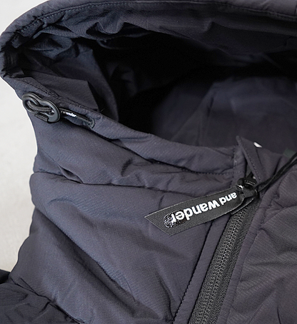 【and wander】アンドワンダー women's top fleece jacket "3Color"