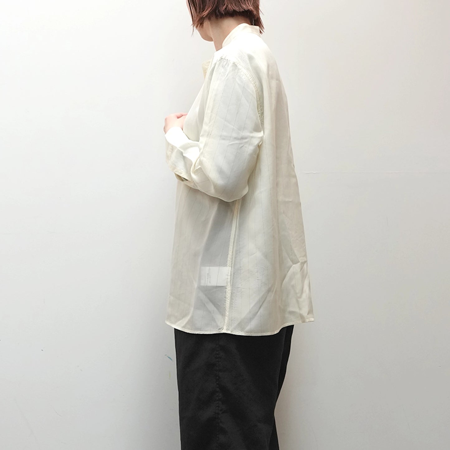 【nanamica】ナナミカ women's Band Collar Shirt "2Color"