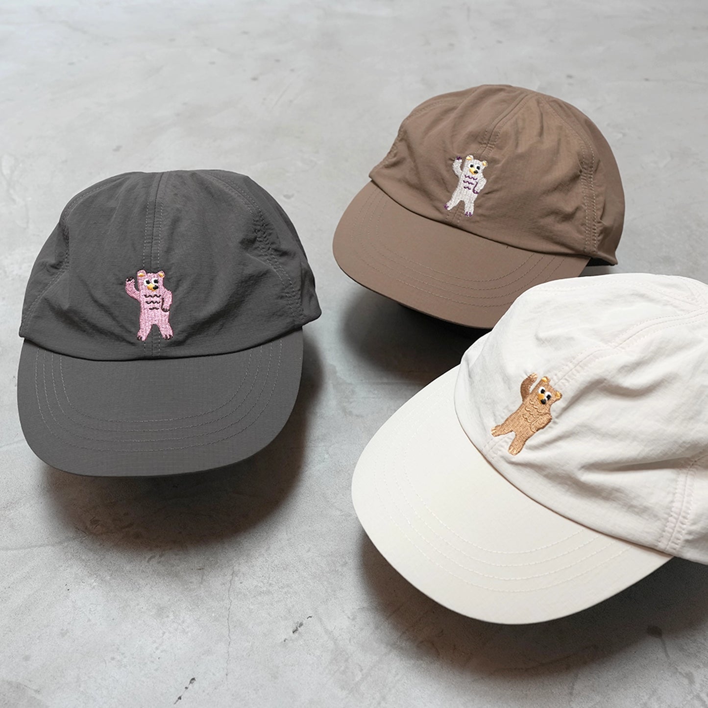 【halo commodity】ハロコモディティ Mush Bear Cap "3Color" ※ネコポス可